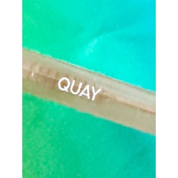 SOLD QUAY Unisex Nightfall Medium 49mm Shield Sunglasses 1212 - Picture 4 of 12